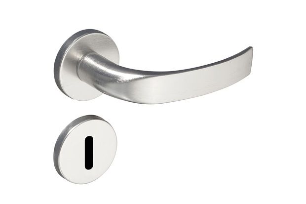 Fechadura Interna com Roseta Copa Cromo Acetinado