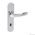 Fechadura interna de aço zamac Premium polida Aliança