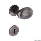 Fechadura interna Verona Ovo Z 408419/40-ZBT com roseta antik Arouca