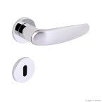 Fechadura interna Verona Polo Z 408429/40-ZC-ZCE cromada escovada Arouca