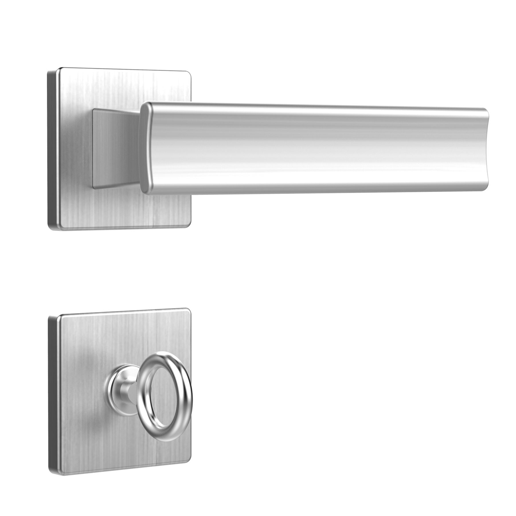 Fechadura MZ640 Banheiro Zamak Acetinado 40mm Papaiz