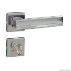 Fechadura para banheiro Bambino MZ640 cromada máquina de 40mm Papaiz