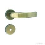 Fechadura para banheiro de aço zamac Galaxy 4183 bronze latonado Aliança