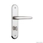 Fechadura para banheiro MZ570 cromada Papaiz