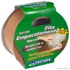 Fita adesiva Empacto 300 38mm x 50 metros marrom Tectape