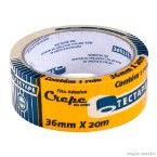 Fita crepe 200 20mm x 20 metros bege Tectape