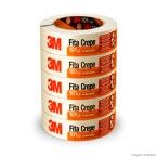 Fita crepe 24mm x 50 metros 5 unidades 3M