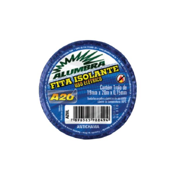 Fita Isolante 19x0,15 Azul Alumbra