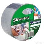 Fita multiuso Silvertec 48mm x 10 metros prata Tectape