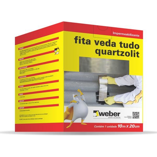Fita Veda Tudo 10mx20cm Quartzolit