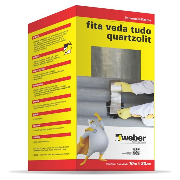 Fita Veda Tudo 10mx30cm Quartzolit