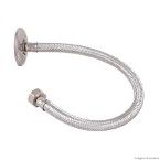 Flexível de inox para tanque 1/2 AP 40cm cromado Forusi