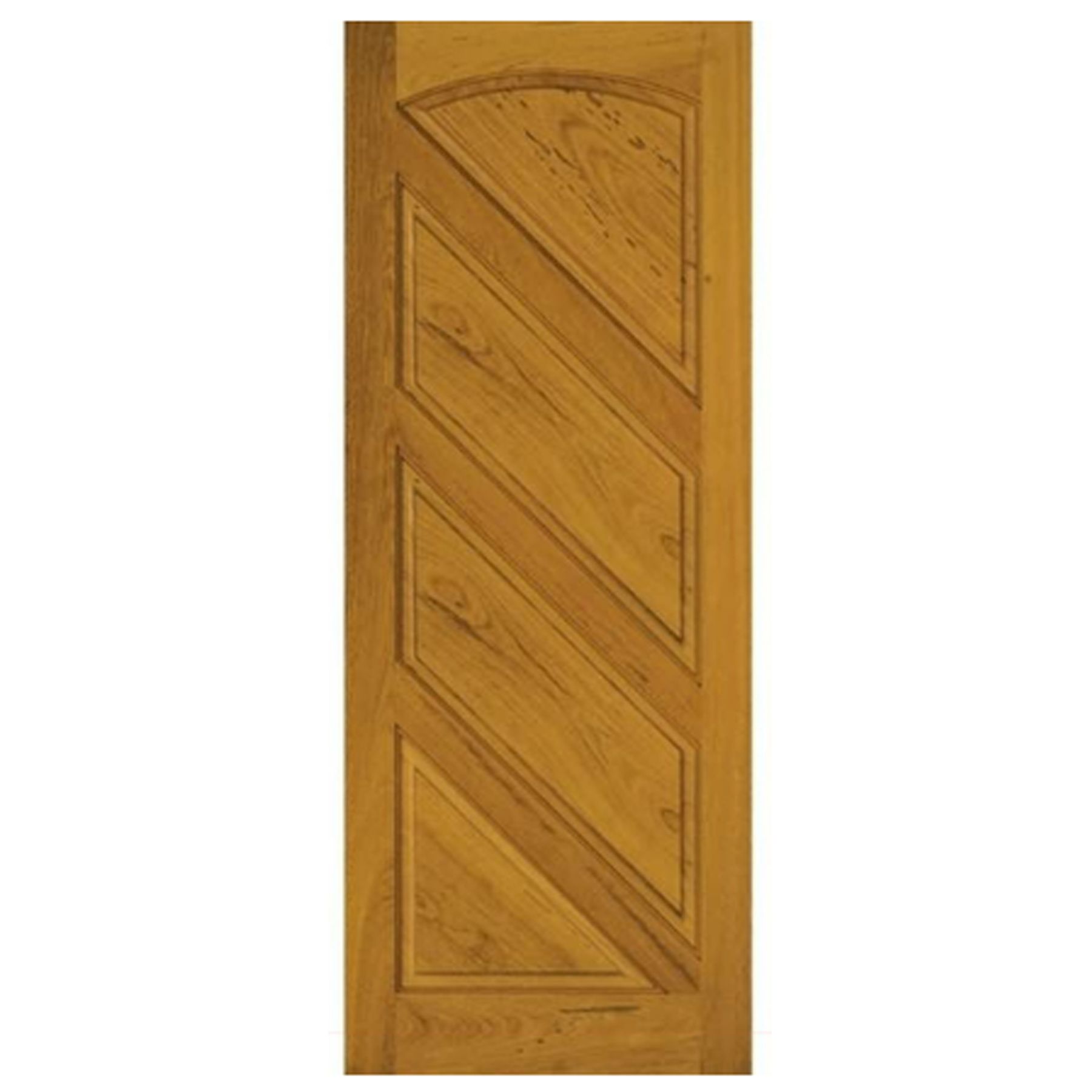 Folha de Porta de Giro Decorada de Madeira Angelim 2,10x0,80m Cruzeiro