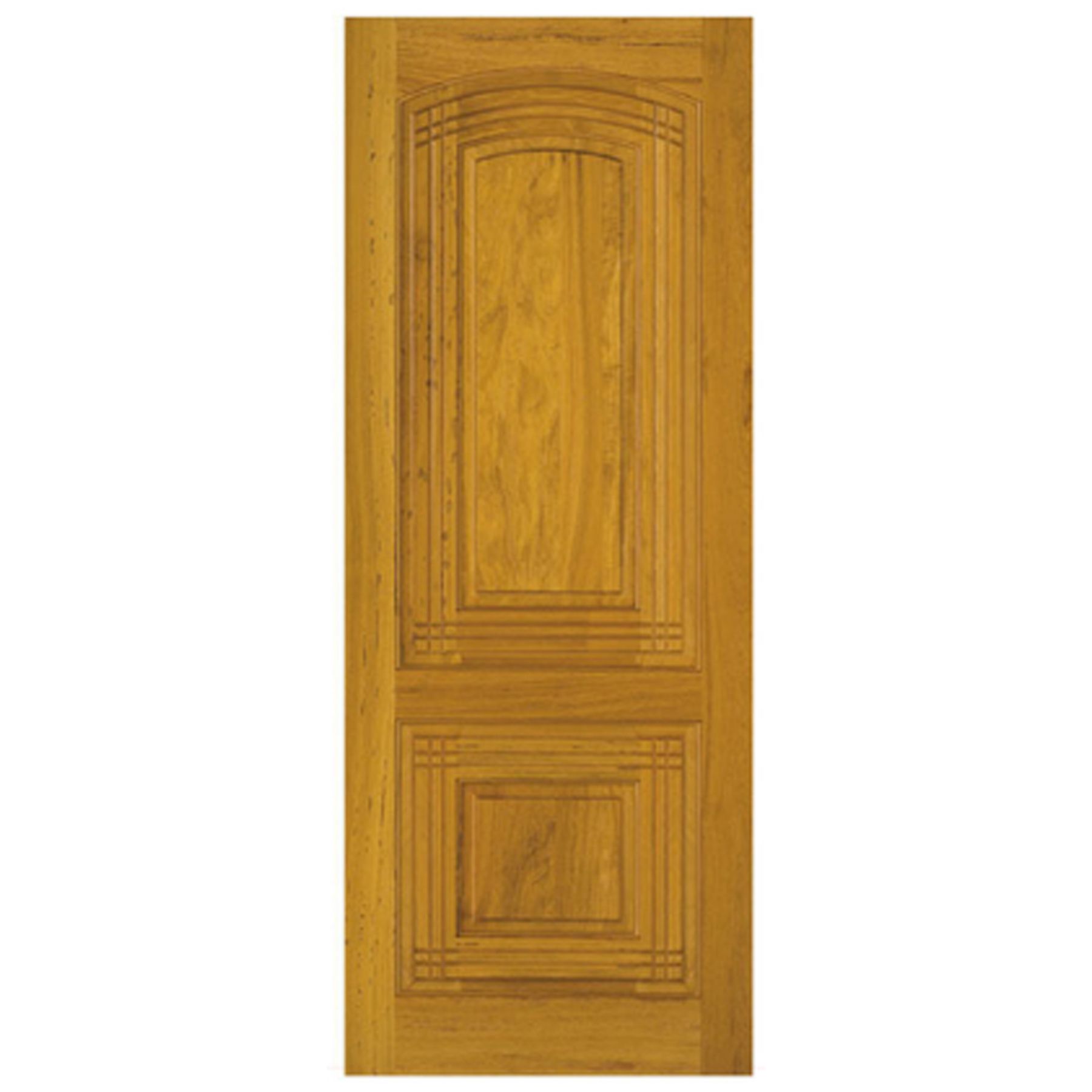 Folha de Porta de Giro Decorada de Madeira Angelim 2,10x0,80m Cruzeiro