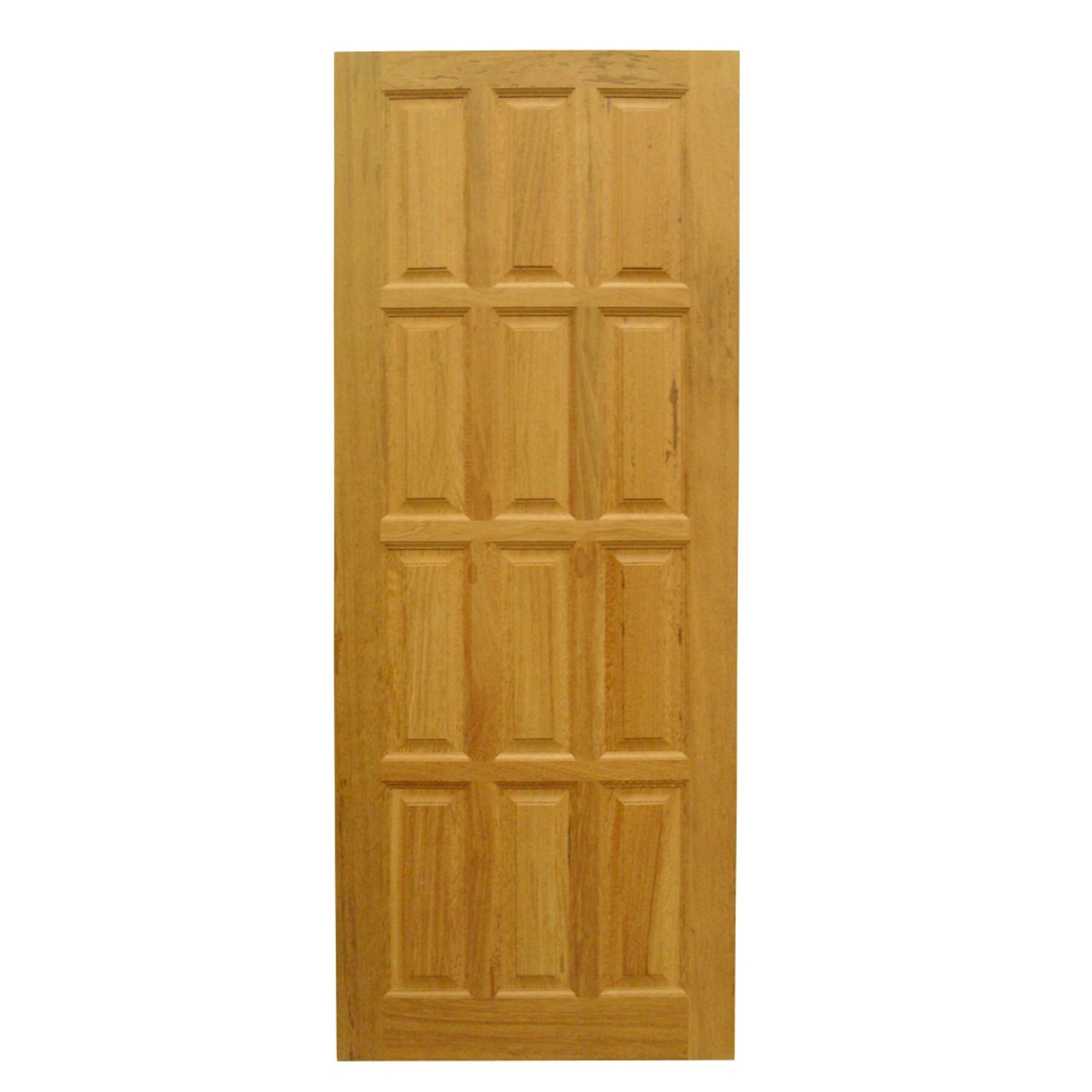 Folha de Porta de Giro Decorada de Madeira Angelim 2,10x0,80m Madecen