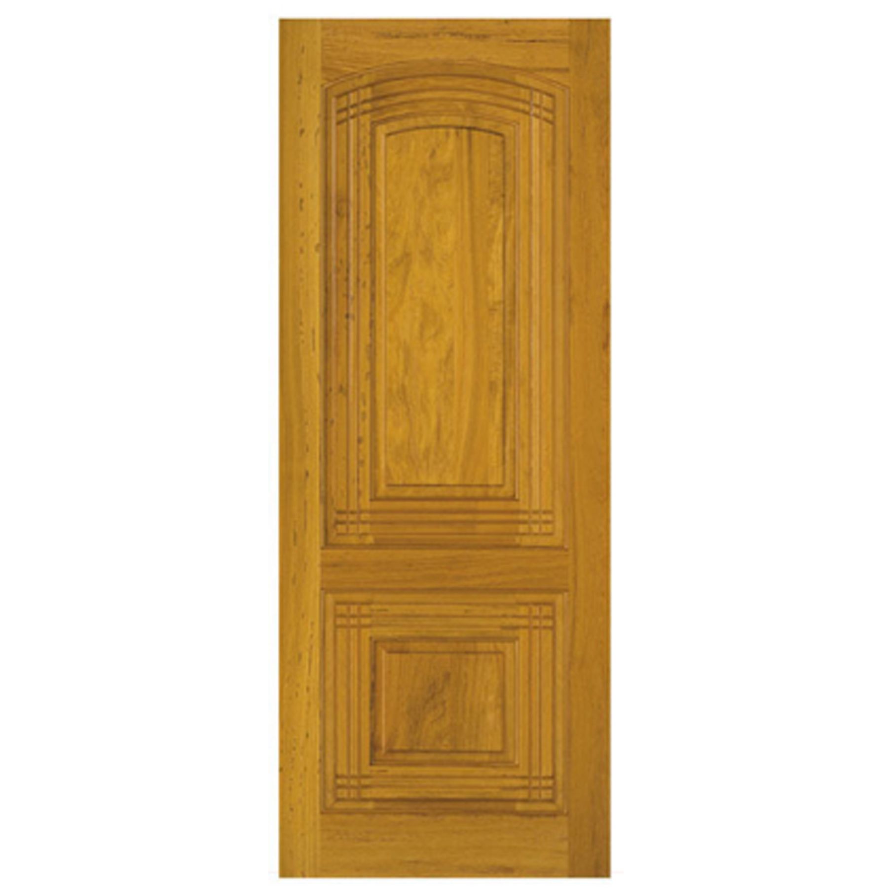 Folha de Porta de Giro Decorada de Madeira Angelim 2,10x0,90m Cruzeiro