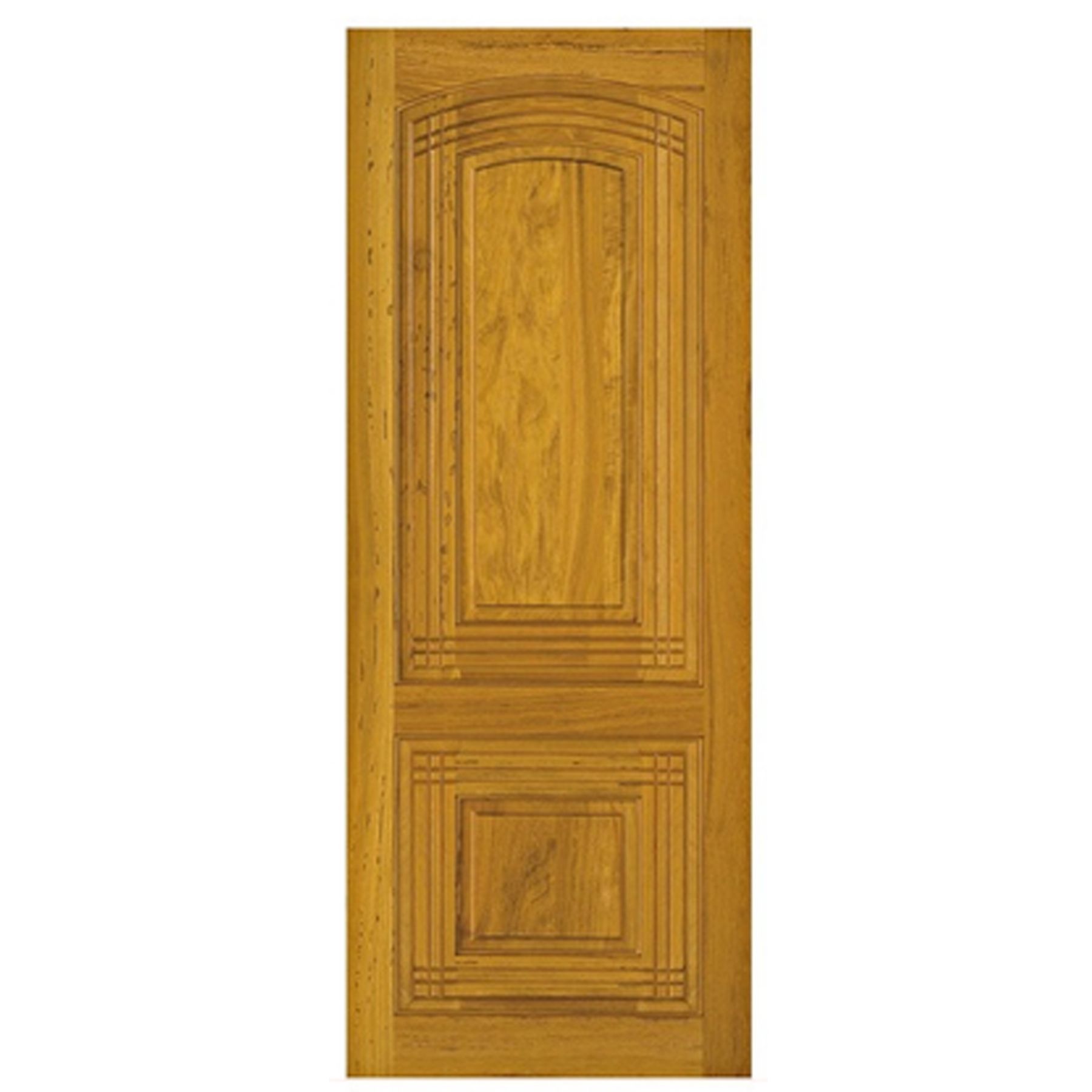 Folha de Porta de Giro Decorada de Madeira Angelim 2,10x0,92m Cruzeiro