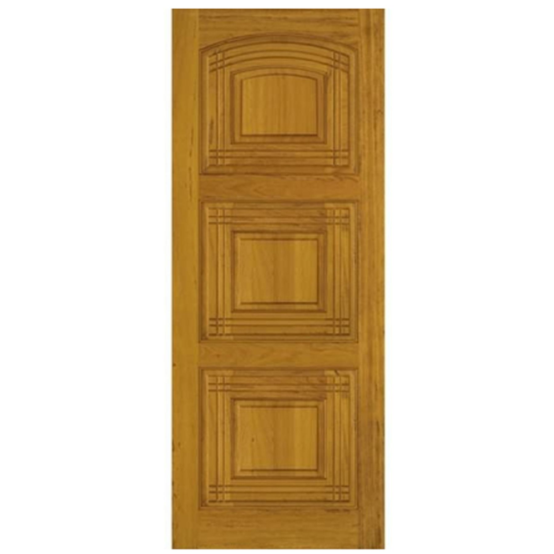 Folha de Porta de Giro Decorada de Madeira Eucalipto 2,10x0,80m Cruzeiro