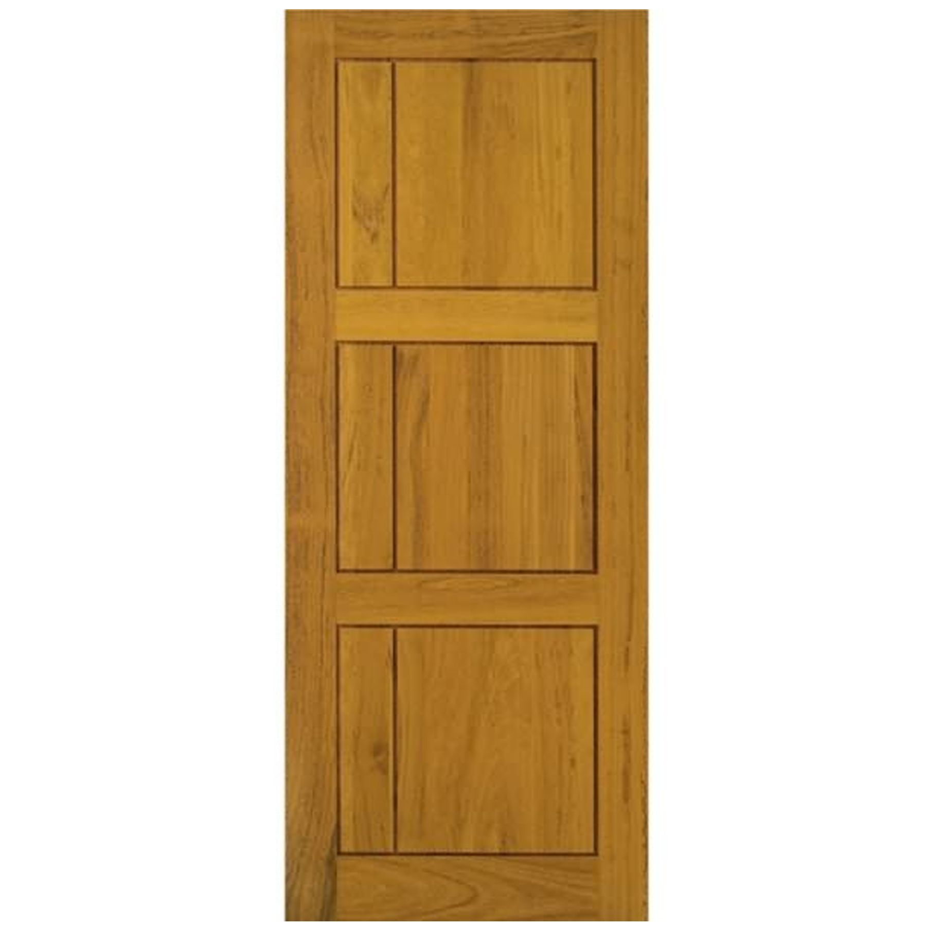 Folha de Porta de Giro Decorada de Madeira Eucalipto 2,10x0,82m Cruzeiro