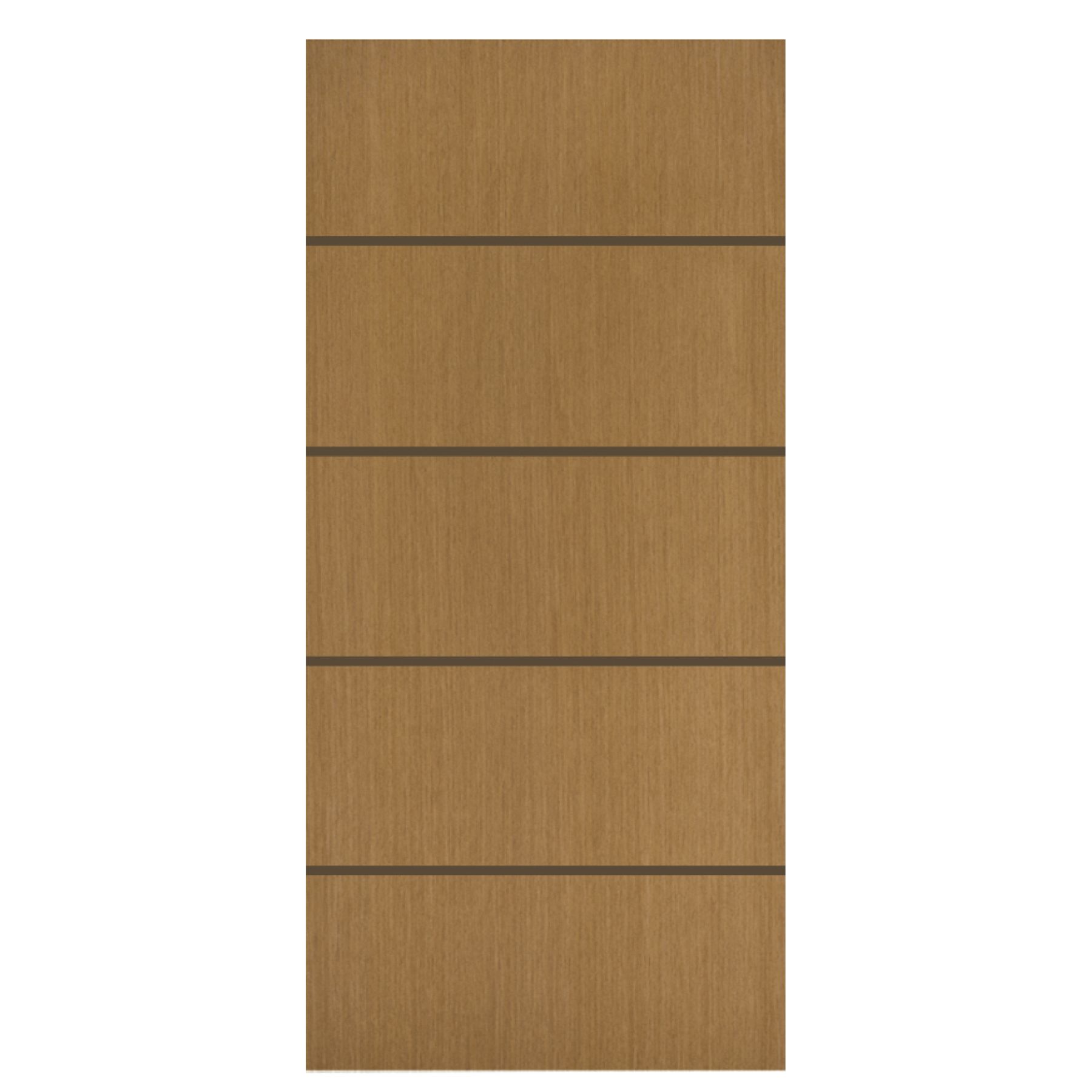 Folha de Porta de Giro Decorada de Madeira Imbuia 2,10x0,62m Abrilar