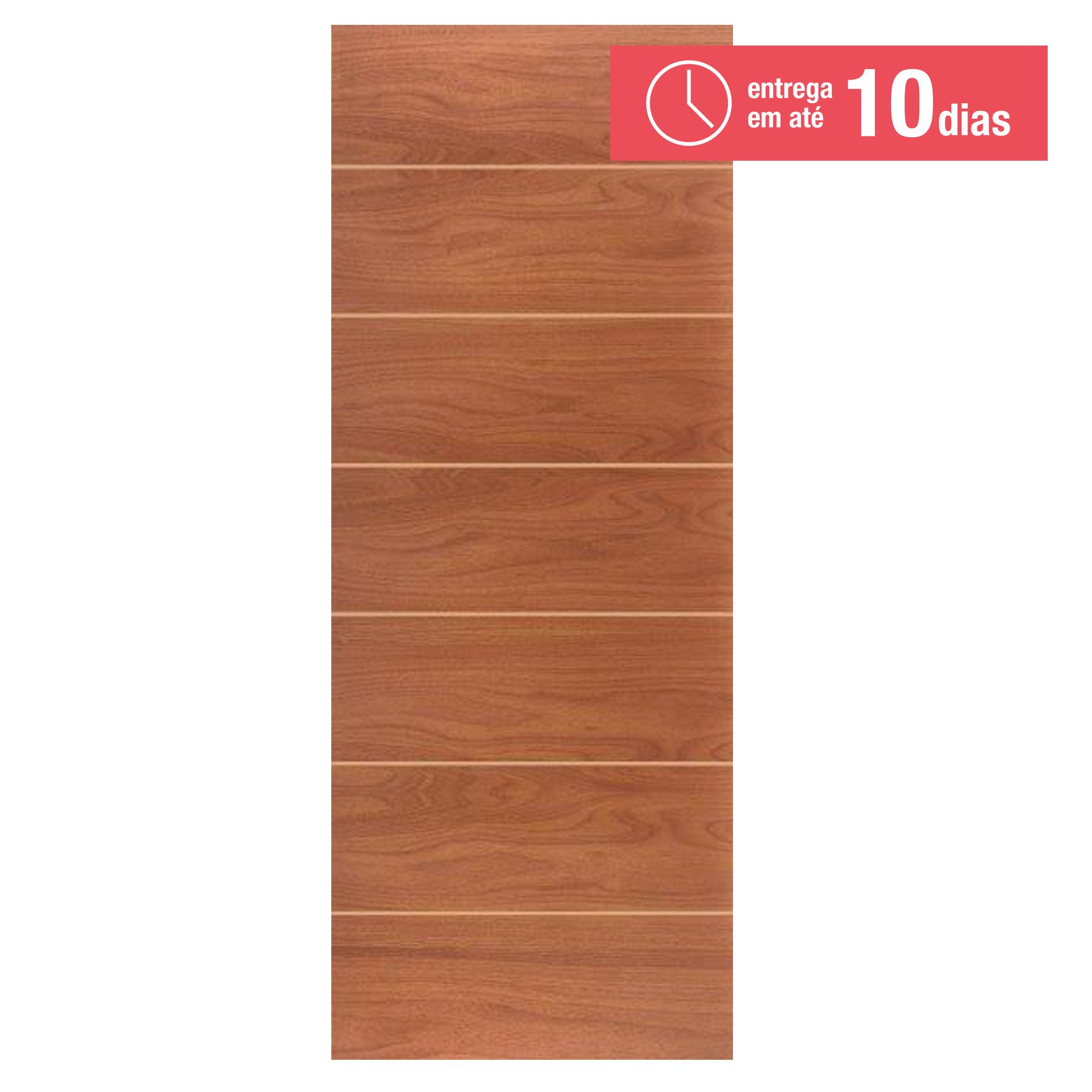 Folha de Porta de Giro Decorada de Madeira Jequitiba 2,10x0,80m Camilotti