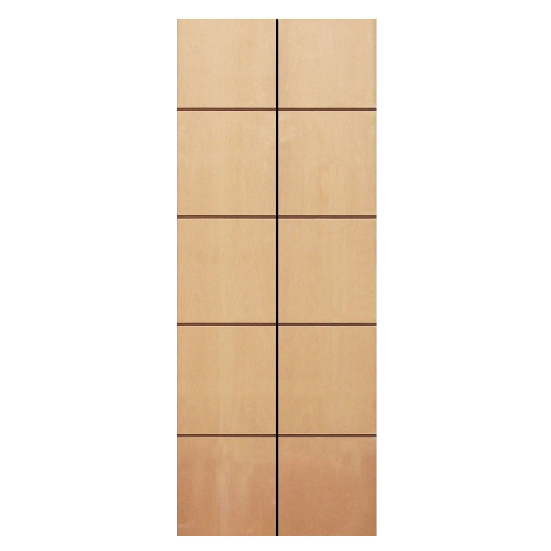 Folha de Porta de Giro Decorada de Madeira Pinus 2,10X0,70m Settis