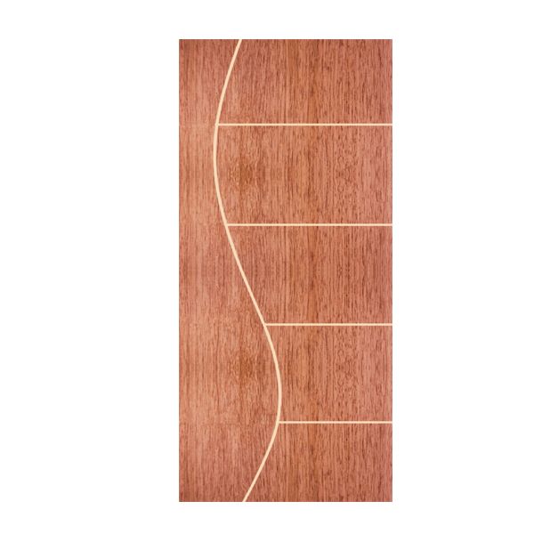 Folha de Porta de Giro Decorada de Madeira Pinus 2,1x0,72m Seiva Camilotti