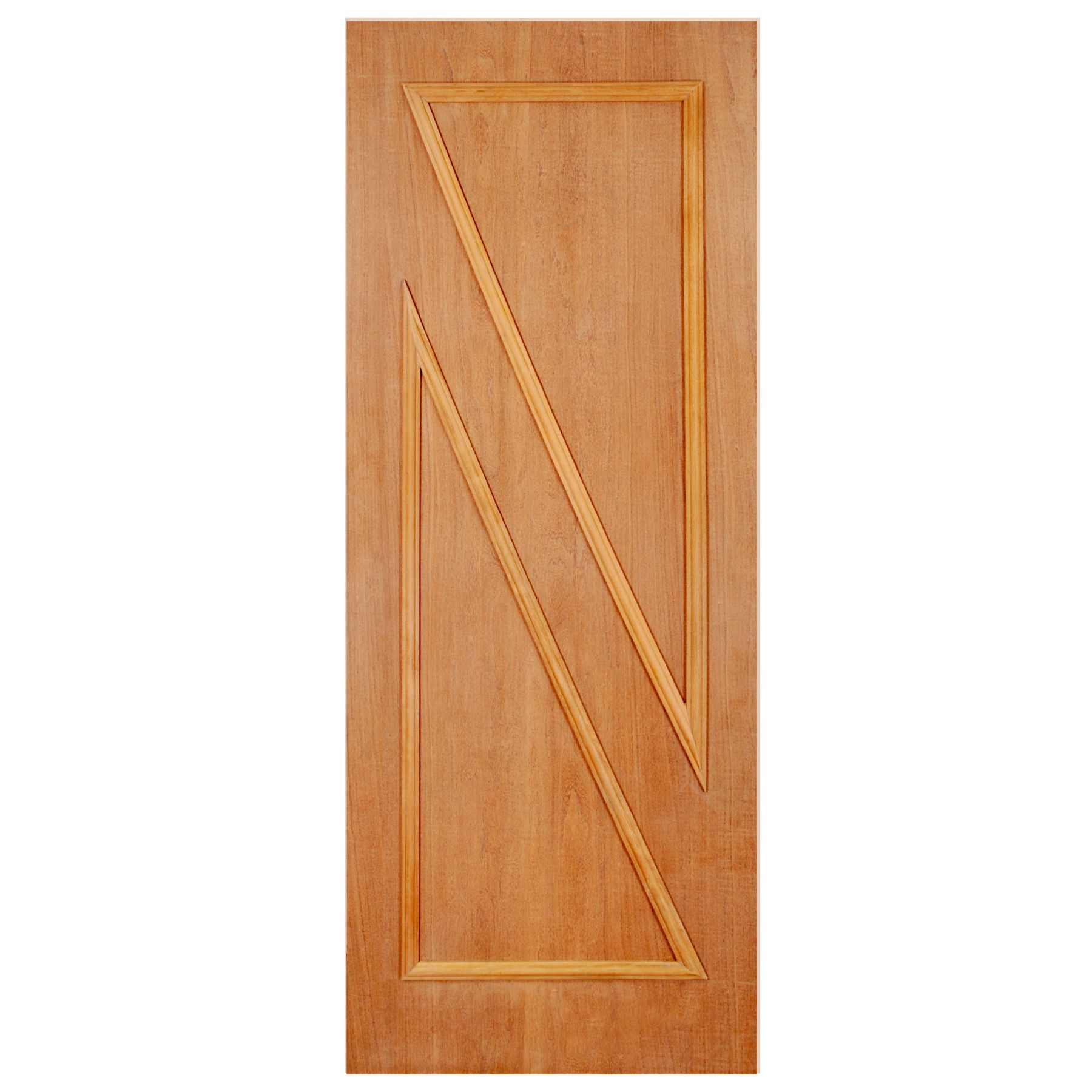 Folha de Porta de Giro Decorada Madeira Curupixá Ambos os Lados ROMA 2,10x0,80m Ipumirim