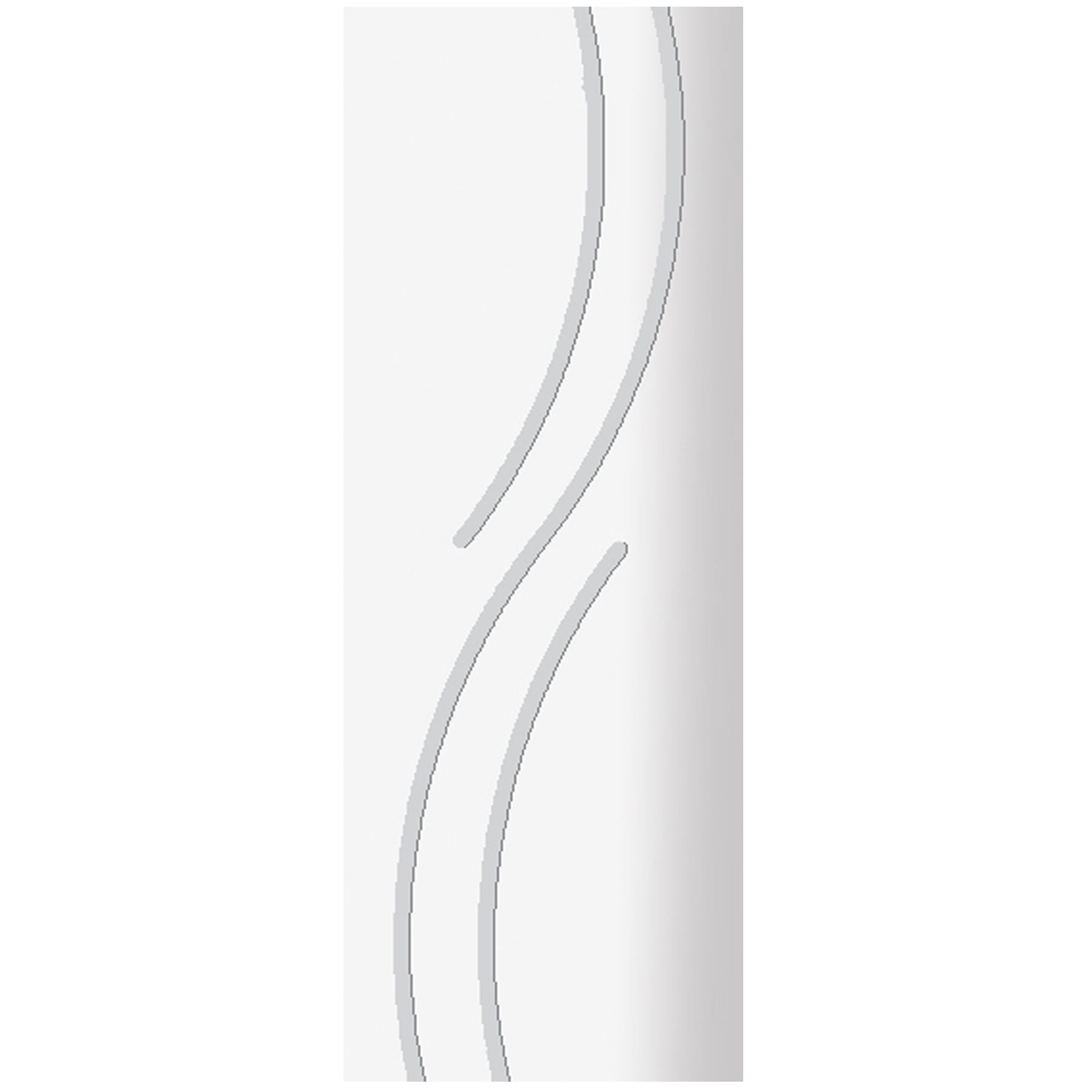 Folha de Porta de Giro Frisada de Madeira Pinus Primer 2,10x0,70m Settis