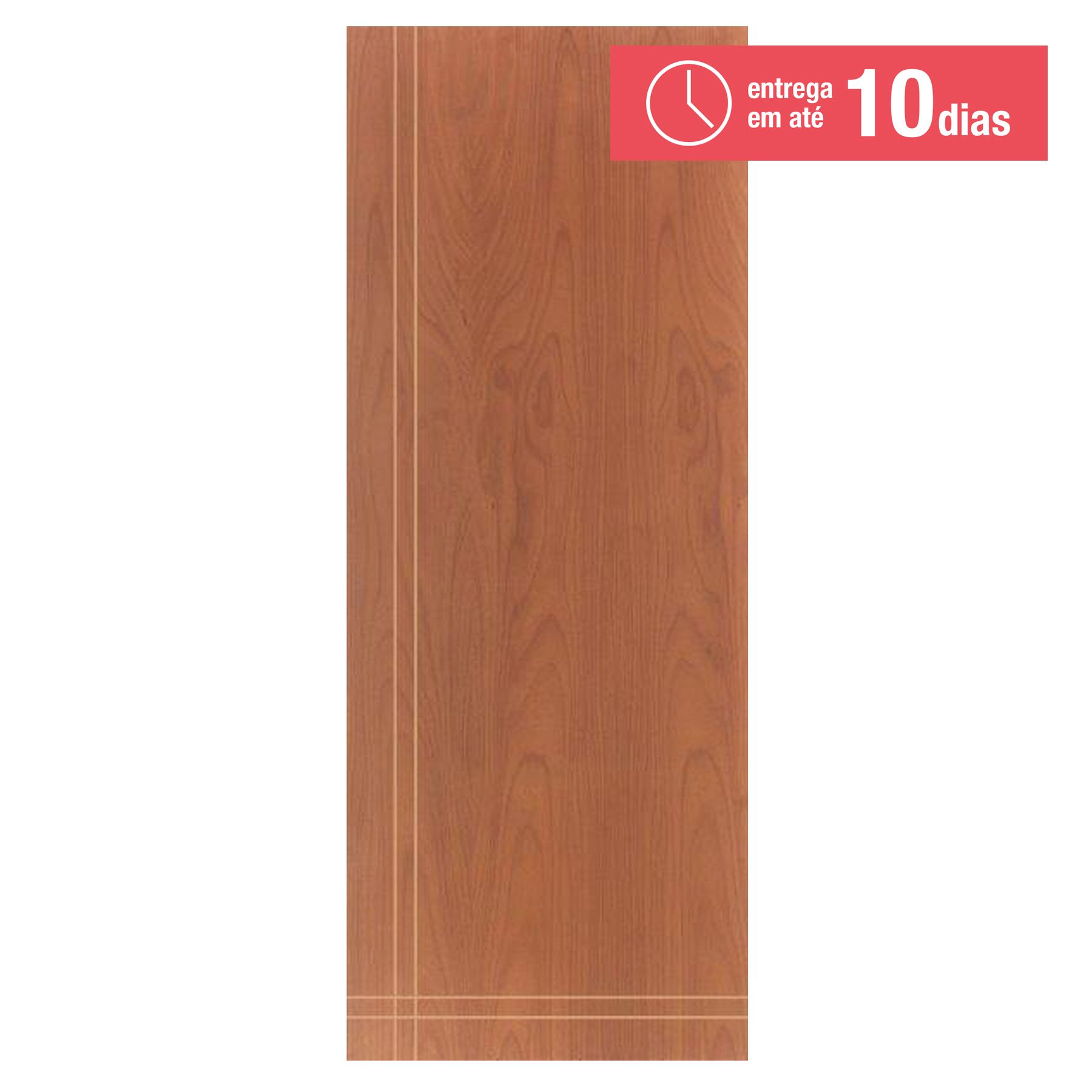 Folha de Porta de Giro Lisa de Madeira Ipê Champagne 2,10x0,82m Camilotti