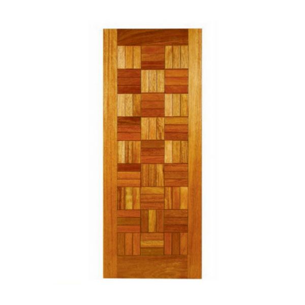 Folha de Porta Decorada de Madeira Cedro 2,1x0,9m Metha