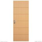 Folha de porta decorada de madeira MDP Bella 210x62x3,5cm mogno Vert