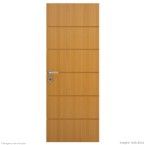 Folha de porta decorada de madeira MDP Bella 210x72x3,5cm imbuia Vert