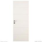 Folha de porta decorada de madeira MDP Bella 210x72x3,5cm primer Vert