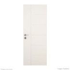 Folha de porta decorada de madeira MDP Brisa 210x62x3,5cm primer Vert