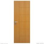 Folha de porta decorada de madeira MDP Brisa 210x82x3,5cm imbuia Vert