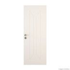 Folha de porta decorada de madeira MDP Lisboa 210x62x3,5cm primer Vert