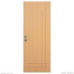 Folha de porta decorada de madeira MDP Suprema 210x62x3,5cm mogno Vert