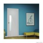 Folha de porta lisa de madeira MDP Akila 210x82x3,5cm primer Vert