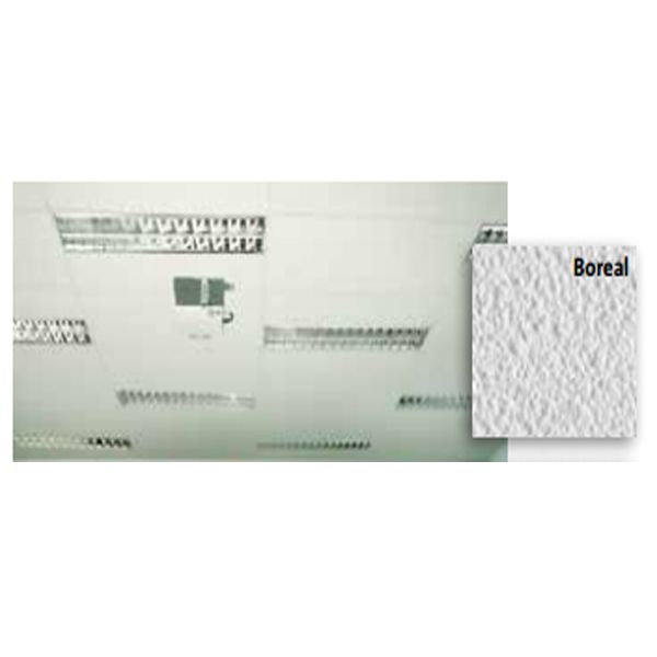 Forro em Lã de Vidro Forrovid Revestidos por PVC Microperfurados Boreal 1250x625cmx20mm Isover