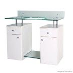 Gabinete Angra 102x73cm para cuba de sobrepor branco Scalline