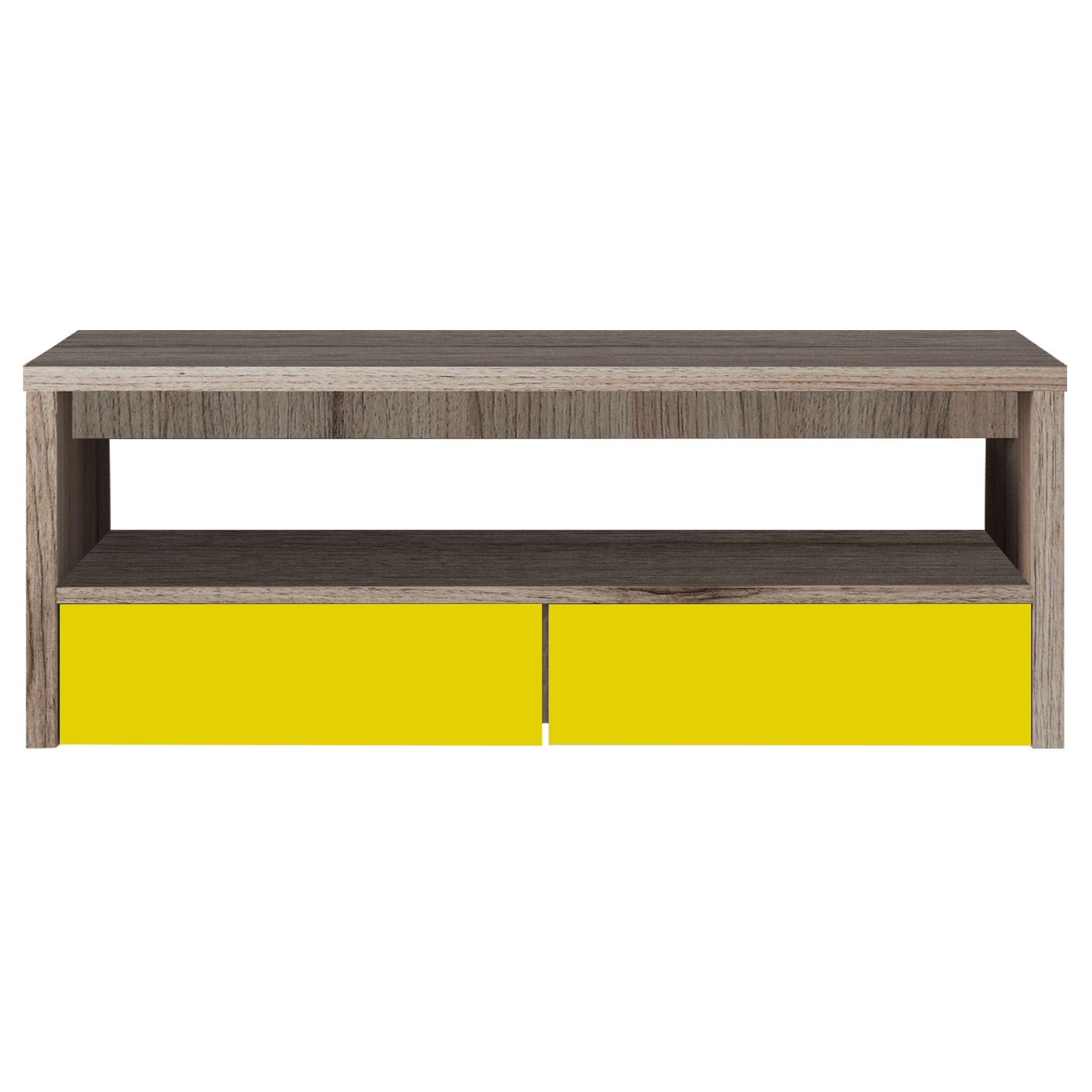 Gabinete para Banheiro Rome 37x85,3x46cm Amarelo e Grigio Gaam