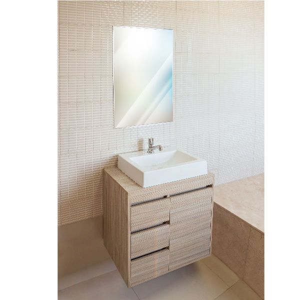 Gabinete para Banheiro Viena 56,5x60x40cm Delicato Policlass