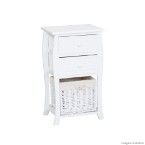 Gaveteiro de madeira 1 cesta e 2 gavetas Coisas e Coisinhas