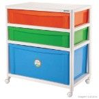 Gaveteiro Largo Radical Kids com 2 gavetas Ordene