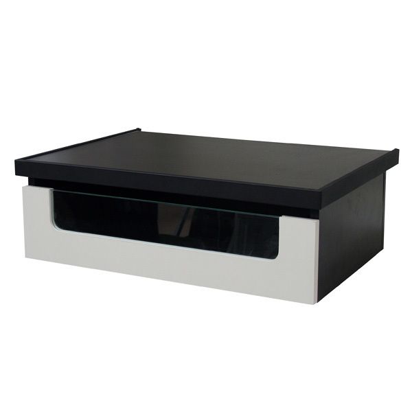 Gaveteiro Preto 17,50x60x43cm Closet Spaceo