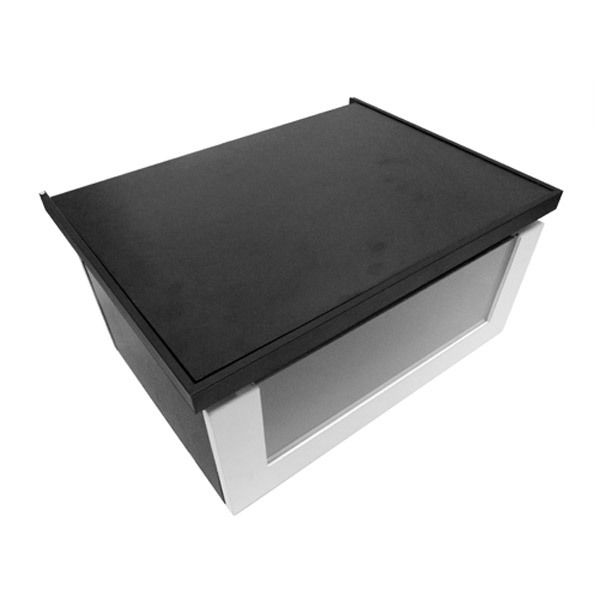 Gaveteiro Preto 28x60x43cm Closet Spaceo