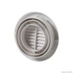 Grade de ventilação 18cm com adaptadores 100/125/150mm branca WDB
