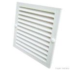 Grade de ventilação quadrada 12x12cm branca WDB