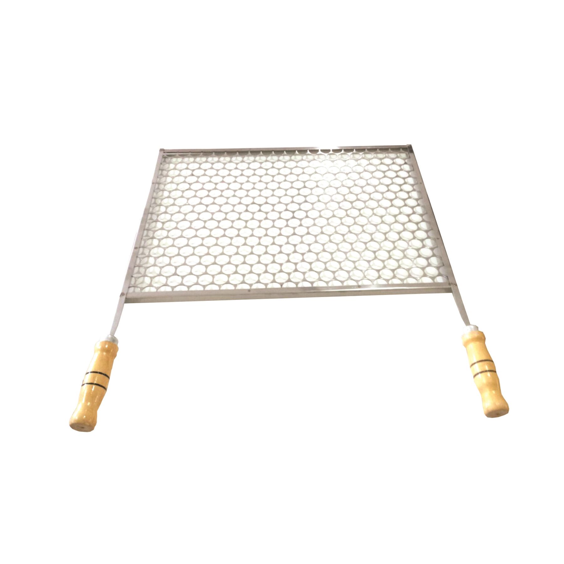 Grelha Inox Cado De Madeira Begnami